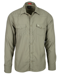 Men's Safari Shirts in Willow colour & Everyday style